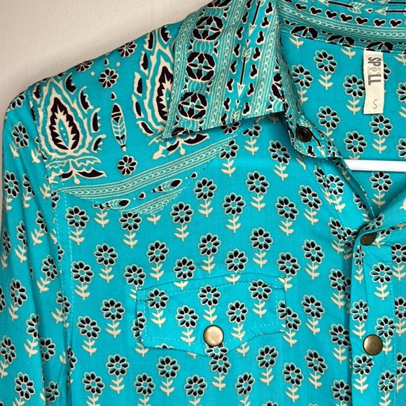 Spell & The Gypsy Collective Gypsiana Paisley Print Romper New Size Small - Picture 8 of 16